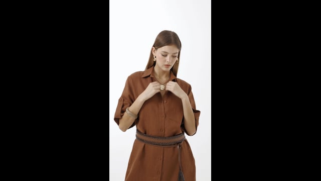 Vestido Chemise Linho Laura