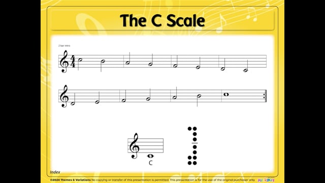 The C Scale | MusicplayOnline