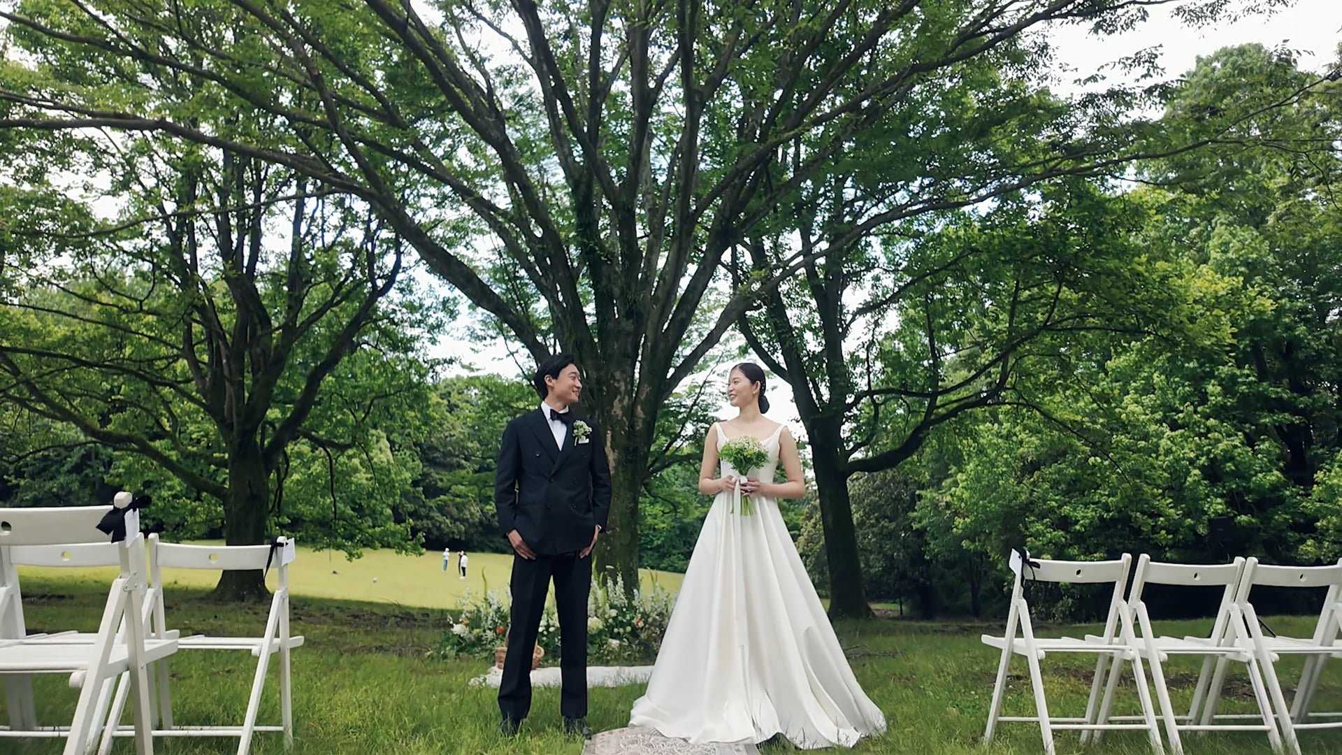 shinsuke + riko inn the park wedding