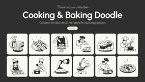 Animated Cooking and Baking Doodle, an Outline Icon by Vectors Market (Thumbnail 5 of 5)