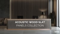 Ebony 9.5 x 94.5 Acoustic Wood Slat Fluted Sound Absorbing Wall Panel
