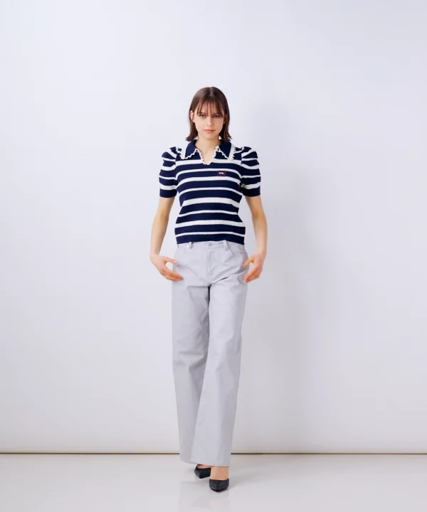 DOUBLE STANDARD CLOTHING ISKO デニム 38 DSC / ISKO ホワイトデニムパンツ BOTTOMS Night STORE | ダブル