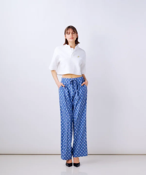 DSC / バナナ刺繍ポロシャツ TOPS Night STORE | ダブル