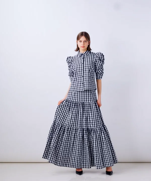 Sov. / タリスマンコットンストレッチブラウス TOPS Night STORE