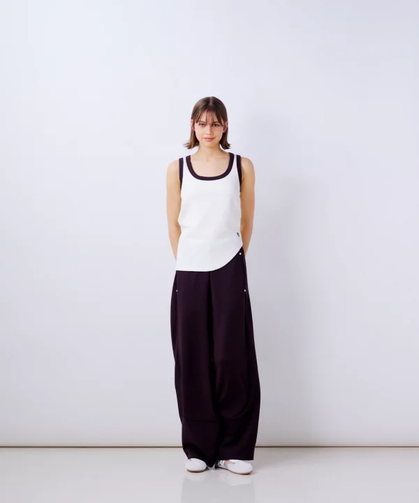 ESSENTIALS ブラック メッシュジャージ ESSENTIAL / アクアスーティングジャージパンツ BOTTOMS Night