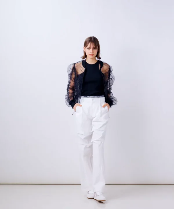 ESSENTIAL / チュールドローストリングジャケット OUTERS Night STORE