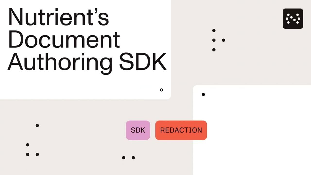Transform your document experience with Nutrient's Document Authoring SDK