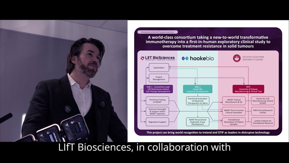 LIfT BioSciences announces partnership with University of Galway for clinical trial in Ireland