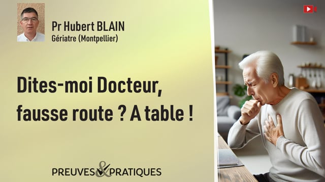 Dites-moi Docteur, fausse route ? : à table !