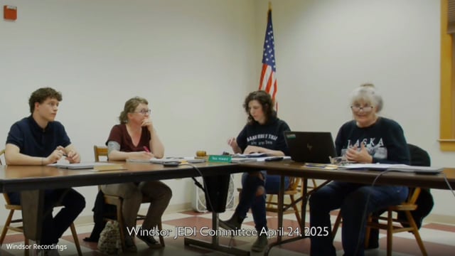Windsor JEDI Committee 4-24-2025