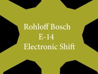 Bosch  Rohloff E-14 Wiring