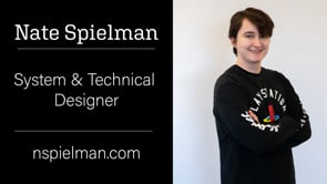 Vimeo video thumbnail for Nate Spielman Systems Reel