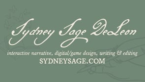 Vimeo video thumbnail for Sydney Sage DeLeon - The Storyteller