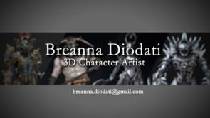 Vimeo video thumbnail for Breanna Diodati - 3D Character Art Reel