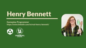 Vimeo video thumbnail for Gameplay Programmer Henry Bennett