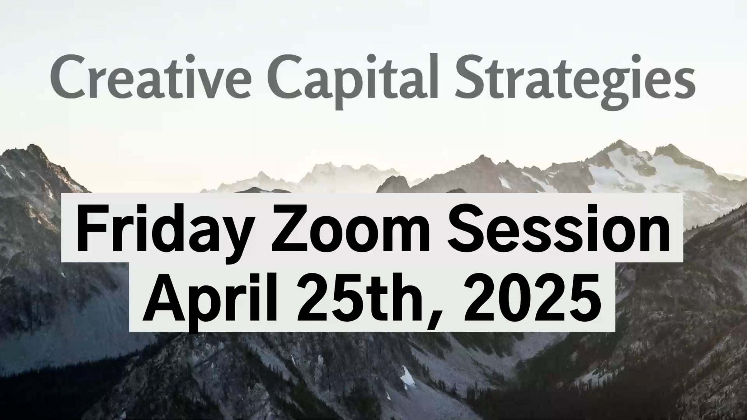 Advanced Friday Zoom Session - Apr 25 2025 | Videos & Movies on Vimeo