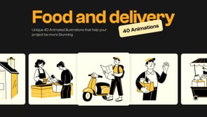 Animated Food and Delivery Illustrat, a Food Illustration by Brickclay (Thumbnail 5 of 5)
