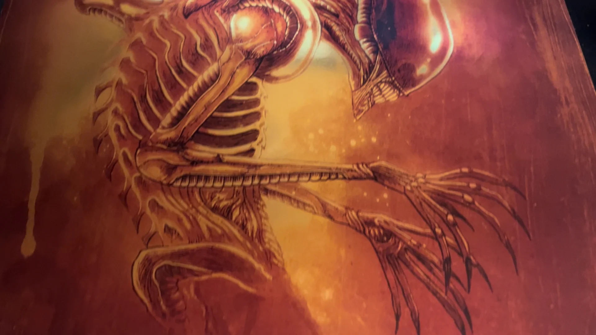 ALIEN DAY 2025! GOLD FOIL XENOMORPH PRINT / 78Squid