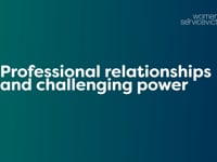 7. Professional relationships and power imbalances