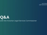5. Q&A with the Victorian Legal Services Board CEO and Commissioner