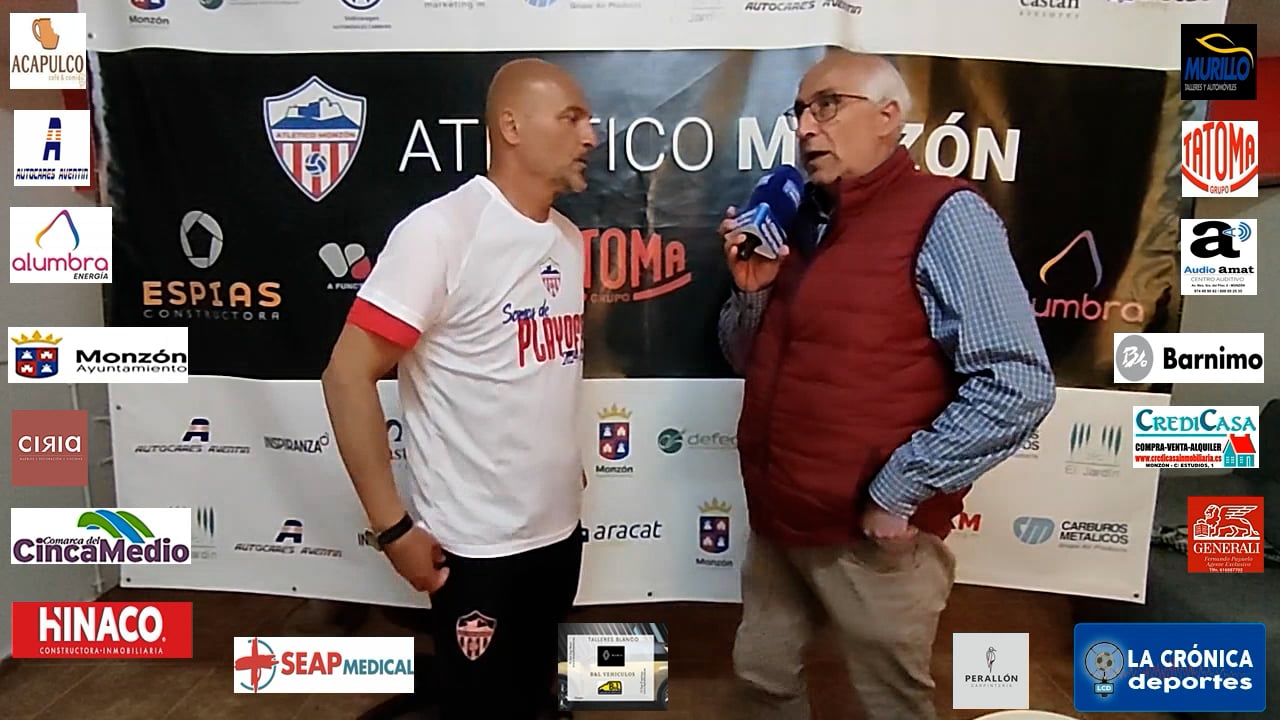 ISMAEL MARIANI (Entrenador Monzón) At Monzón Alumbra 0-0 Belchite 97 / J 32 / 3ª RFEF