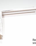 Vídeo: MOLDAGEM DE ARTESANATO BRANCO AYOUS GALCE. PARA QUADROS DE VITRINE 21X32 mm.