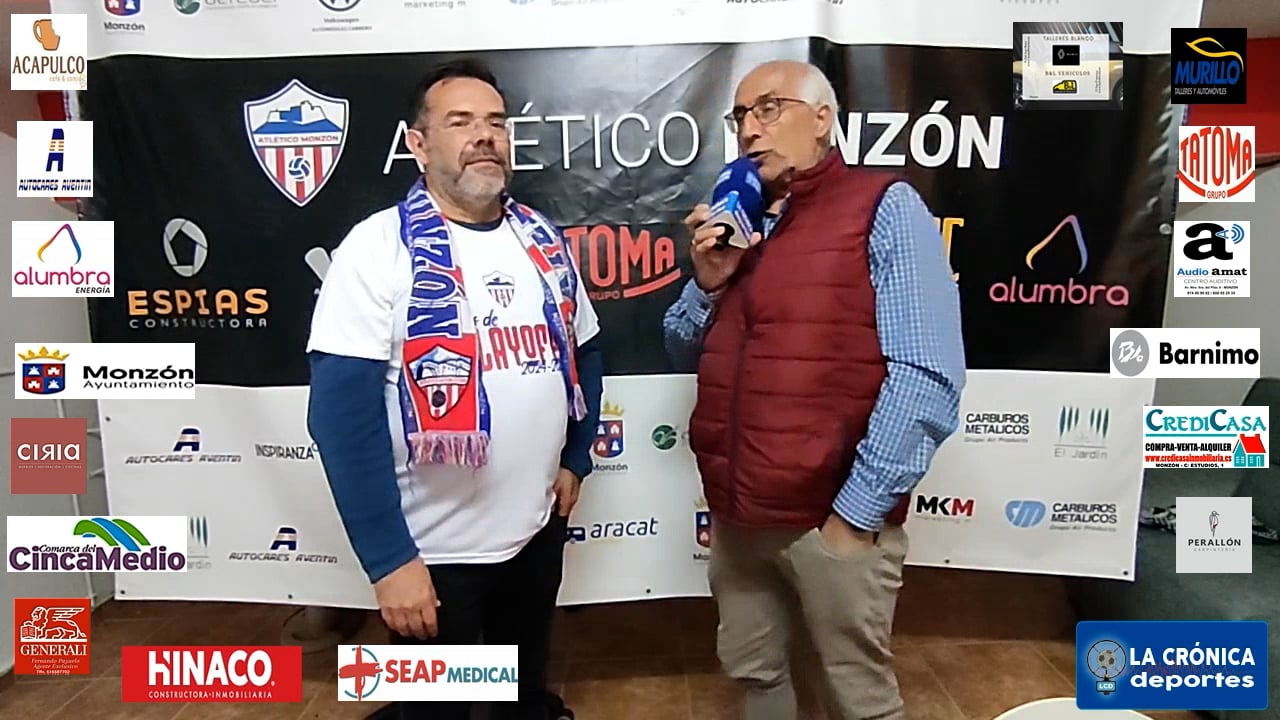 JAVIER  AVENTÍN (PRESIDENTE AT MONZÓN  ALUMBRA) EL AT.MONZÓN VOLVERÁ  A JUGAR UN PLAY OFF DE ASCENSO DESPÚES DE 11 TEMPORADAS