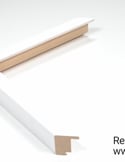 Vídeo: MOLDAGEM BRANCA AYOUS GALCE DUPLO. PARA QUADROS DE VITRINE 21X32 mm.