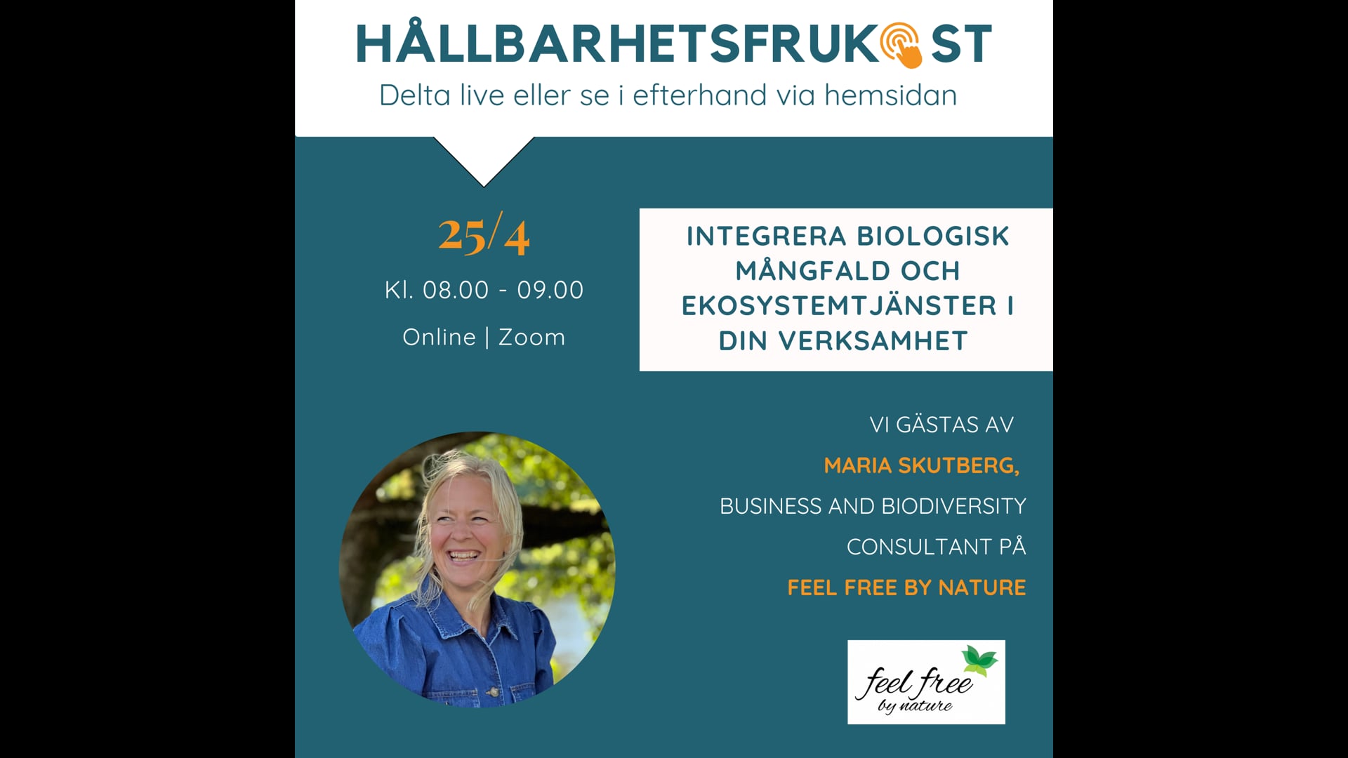 Hållbarhetsfrukost: Integrera biologisk mångfald och ekosystemtjänster i din verksamhet