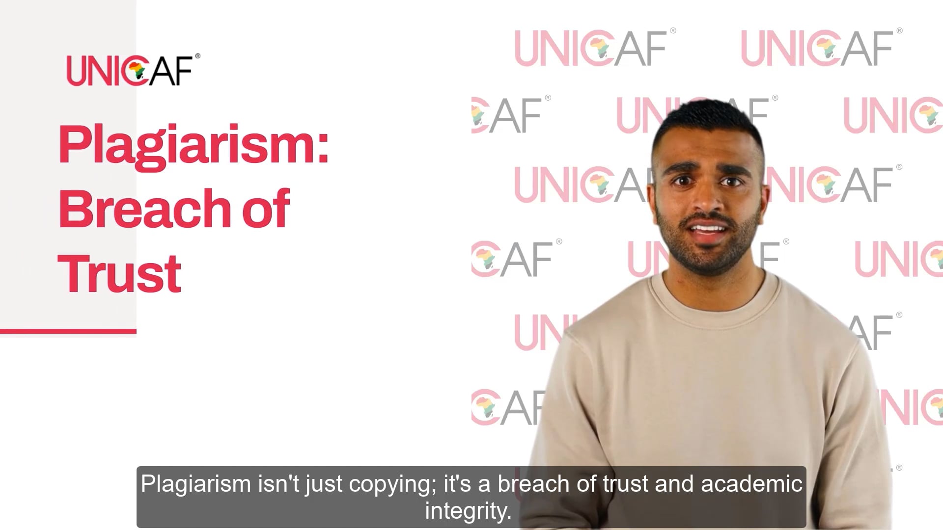 Avoiding plagiarism and maintaining academic integrity