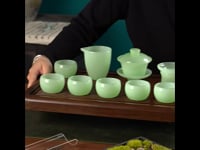Liuli Glass Chinese Gongfu Tea Set