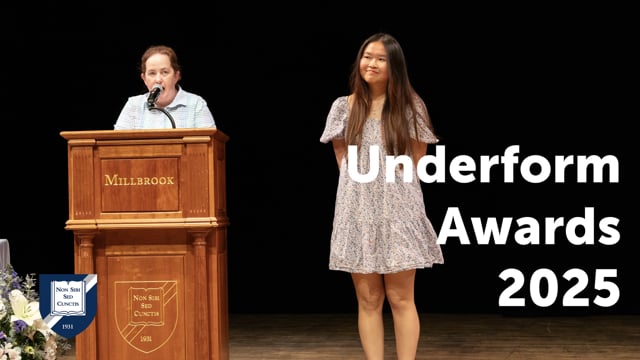Millbrook School - Underform Awards Ceremony 2025