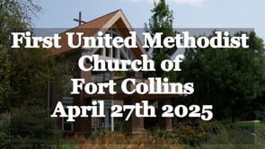 Live Stream from First United Methodist Church 4-27