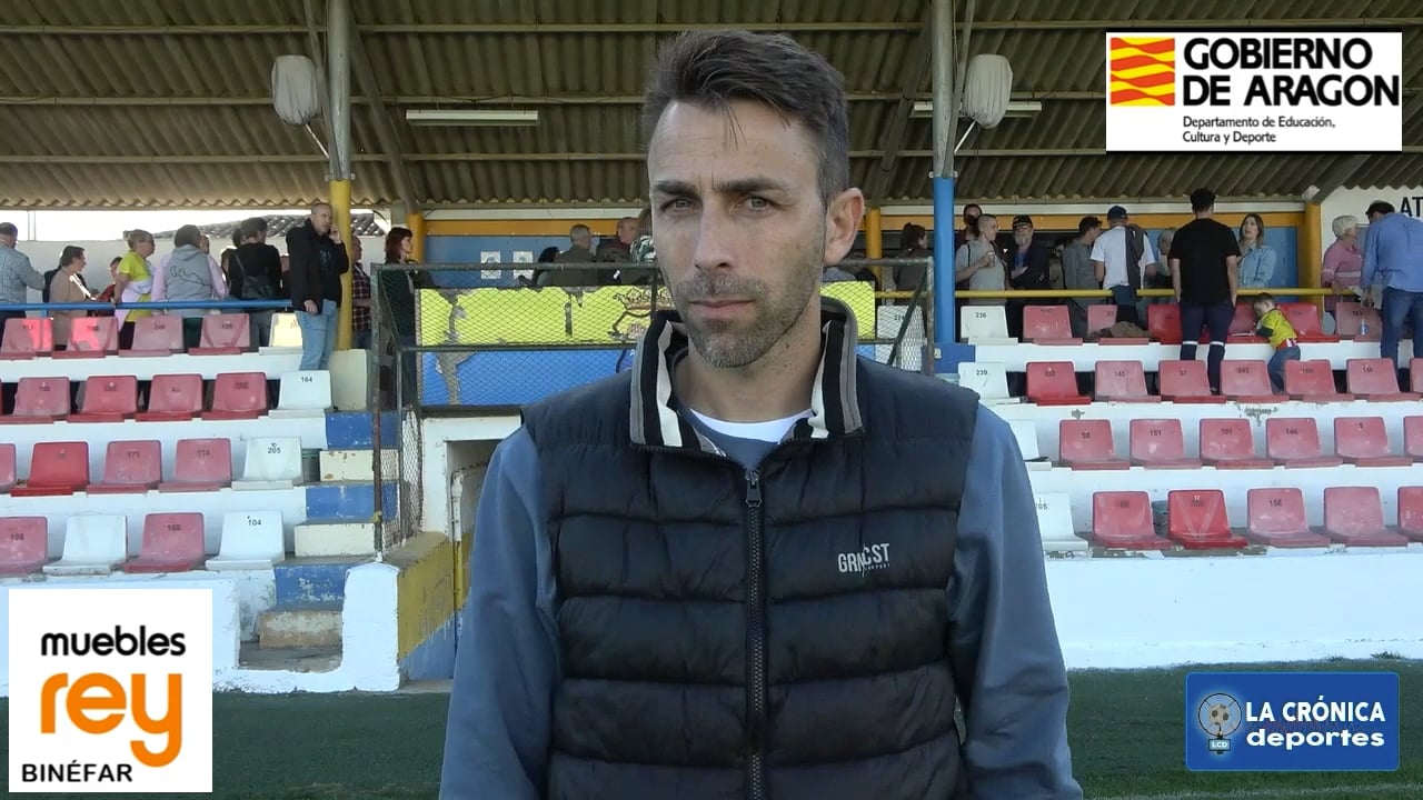 JOSÉ CARLOS GALLEGO (Entrenador Almudévar) AD Almudévar 0-4 CD Ebro / Jor. 32 / Tercera Rfef