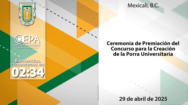 Ceremonia de Premiación del Concurso para la Creación de la Porra Universitaria