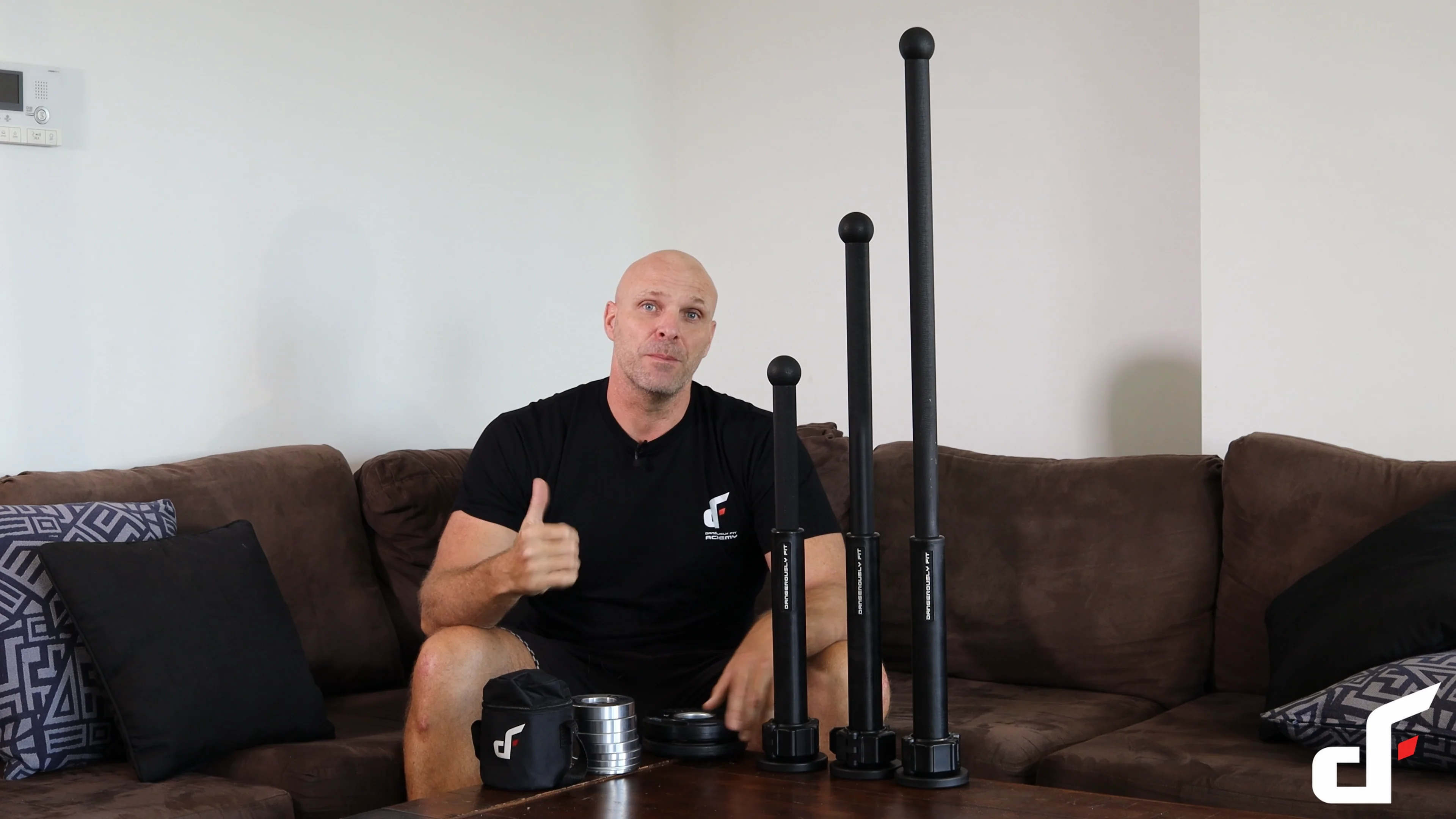 Rubber Coated Adjustable Steel Mace, Bulava & Club