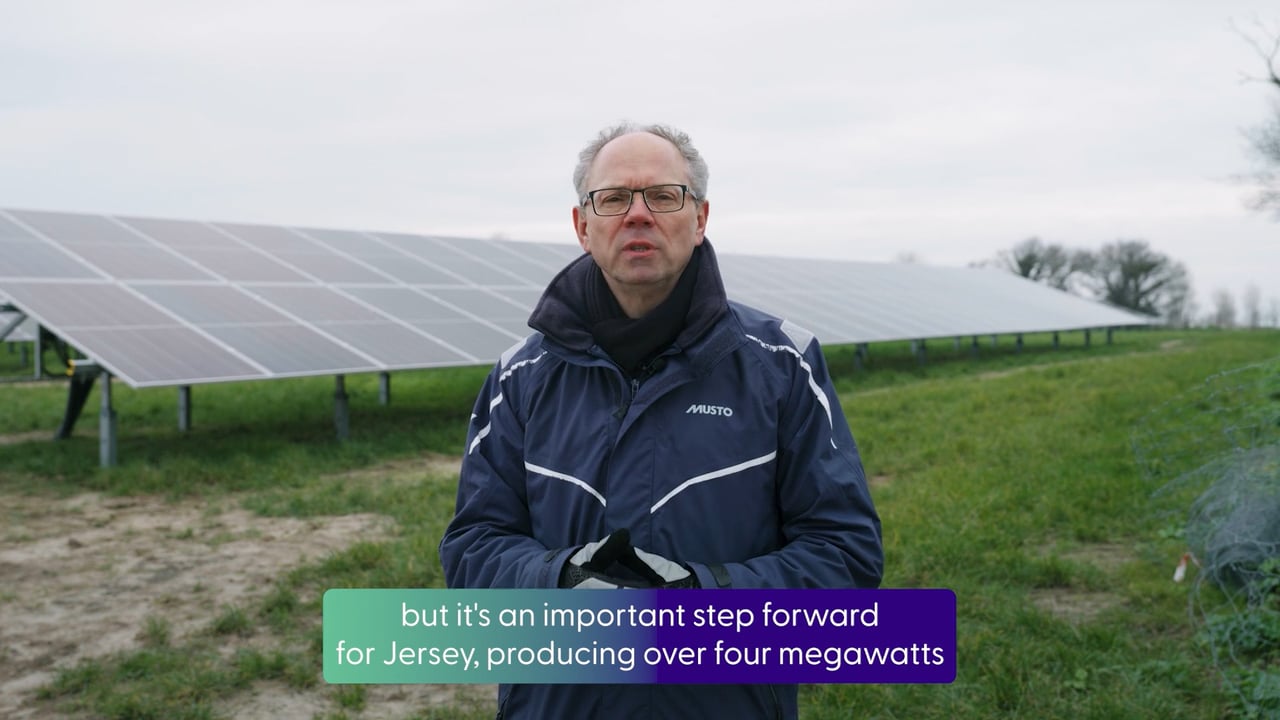 Jersey's first ground-mount solar farm launches Image