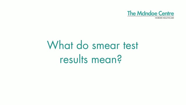 What do smear test results mean?