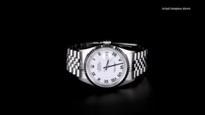 Pre-Owned Rolex Datejust Mens 36mm Automatic Stainless Steel and 18kt White Gold Watch
