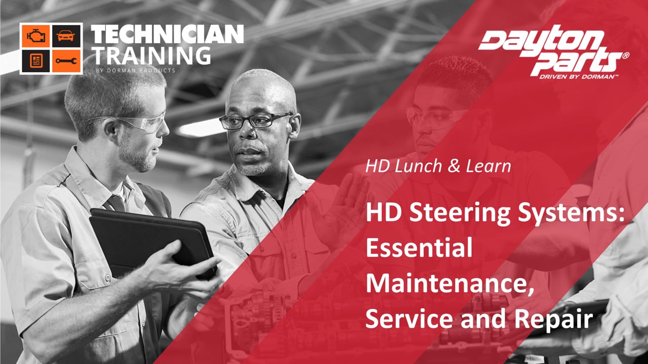HD Steering Systems: Essential Maintenance, Service and Repair