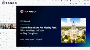 [Webinar] State Climate Laws Are Moving Fast: What You Need to Know to Stay Compliant