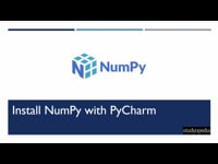 Install NumPy in PyCharm