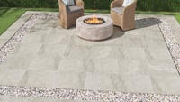 Arterra Argento Travertino 24x24 Matte Porcelain Paver