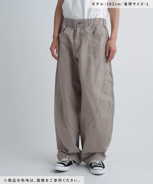 パンツ・ボトムスその他 ASCLO Basic Flare Cotton Pants (2color) ASCLO Banding Wide Slacks (2color) (ASCLO/パンツ・ボトムス