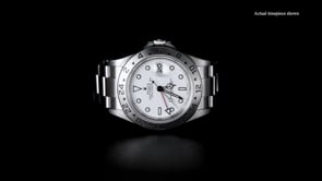 Pre-Owned Rolex Explorer ll Mens 40mm Automatic Stainless Steel Watch