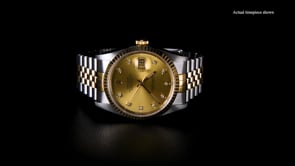 Pre-Owned Rolex Datejust Mens 36mm Automatic Stainless Steel and 18kt Yellow Gold Watch