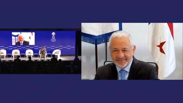 Watch "<h3>Executive Dialogue: The Future of Trade and The Panama Canal</h3>
Ricaurte Vásquez Morales, Administrator, Panama Canal Authority - Moderated by Ashish Sethia, Managing Director, Commodities Research & Product Strategy, BloombergNEF"