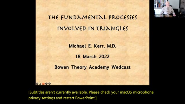 Bowen Theory Concepts and Triangles