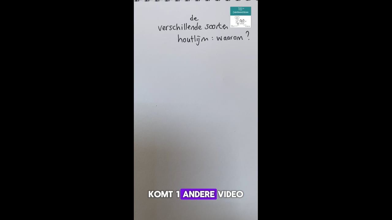 Verschillende soorten houtlijm: waarom