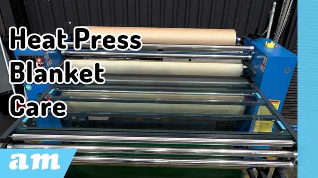 Blanket Care and New Blanket Preparation for Roller Heat Press Machines